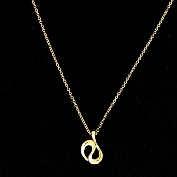 Tiffany & Co. Peretti Open Wave 18k Yellow Gold - Picture 1 of 12